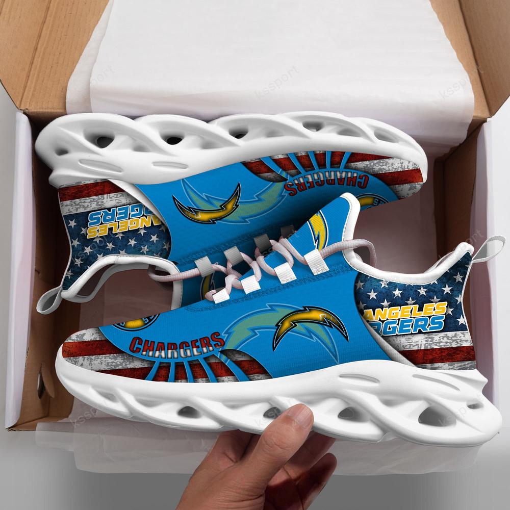 Ideafootwear Los Angeles Chargers Max Soul Shoes Sneakers For Men And Women 3
