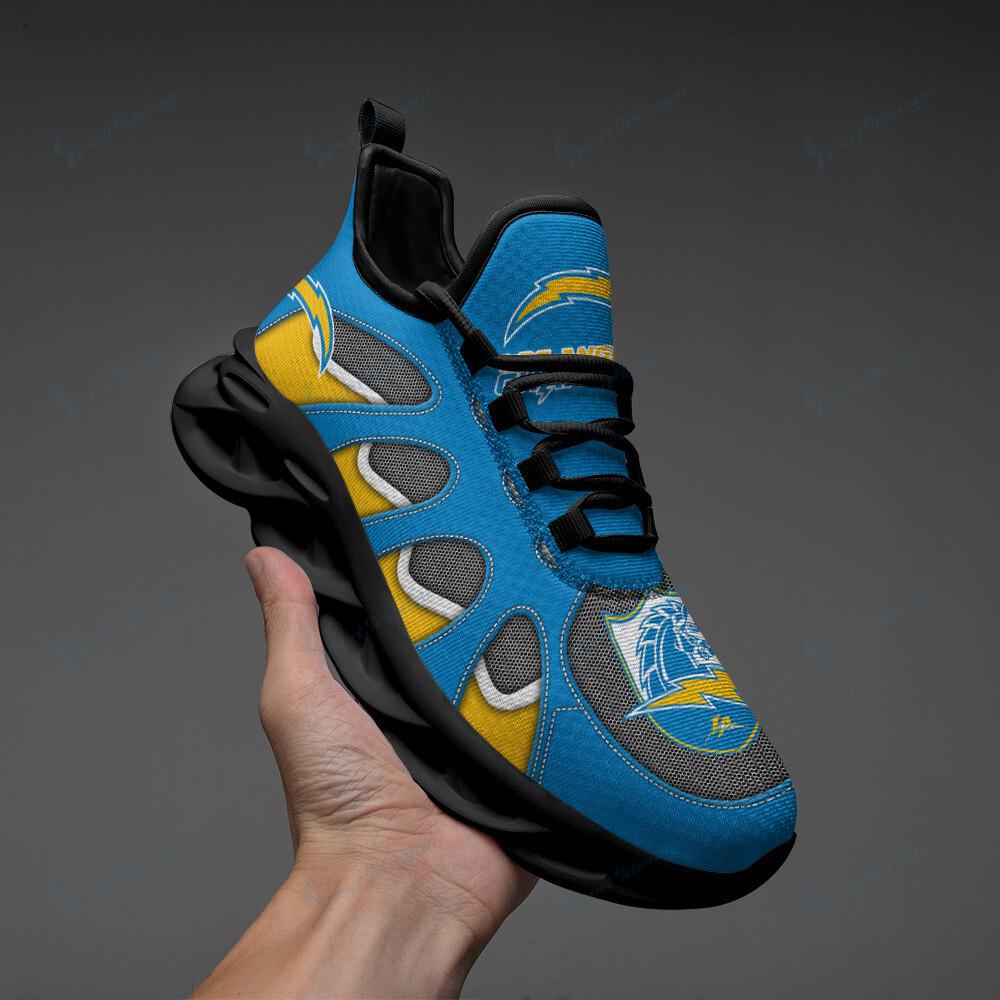 Ideafootwear Los Angeles Chargers Max Soul Shoes Sneakers For Men And Women 8