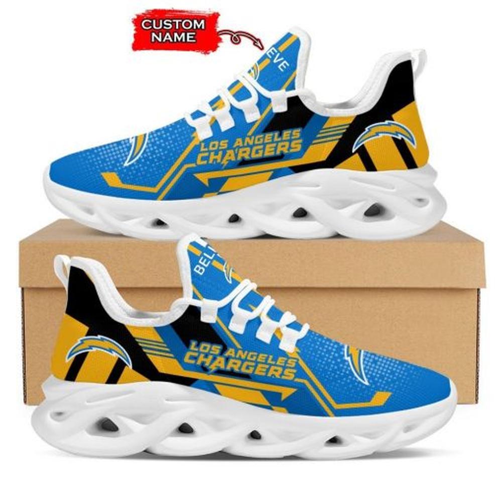 Ideafootwear Los Angeles Chargers Max Soul Shoes Sneakers For Men And Women 16