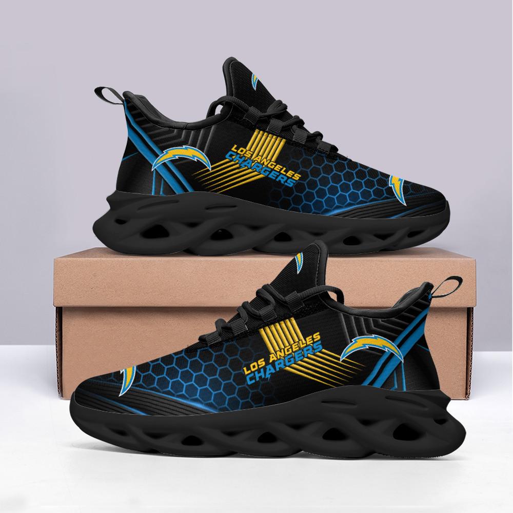 Ideafootwear Los Angeles Chargers Max Soul Shoes Sneakers For Men And Women 6