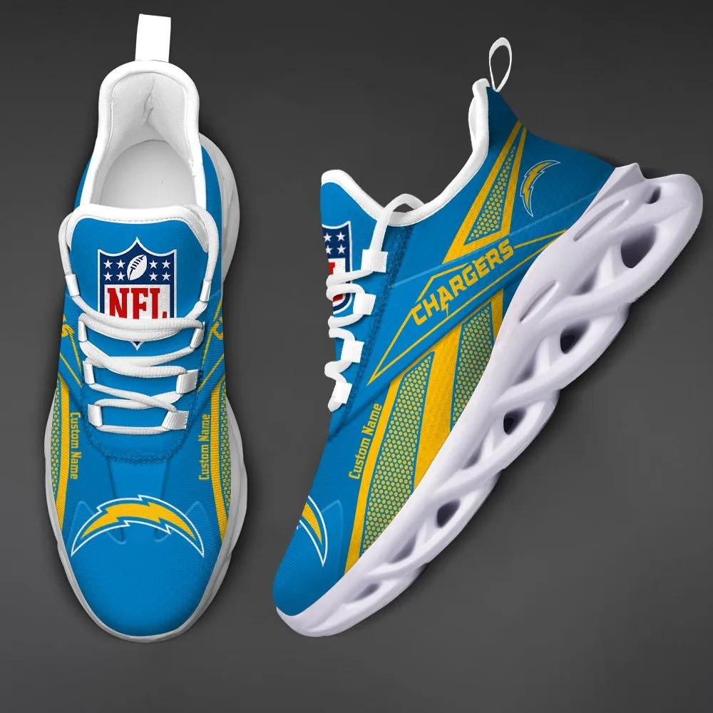 Ideafootwear Los Angeles Chargers Max Soul Shoes Sneakers For Men And Women 1