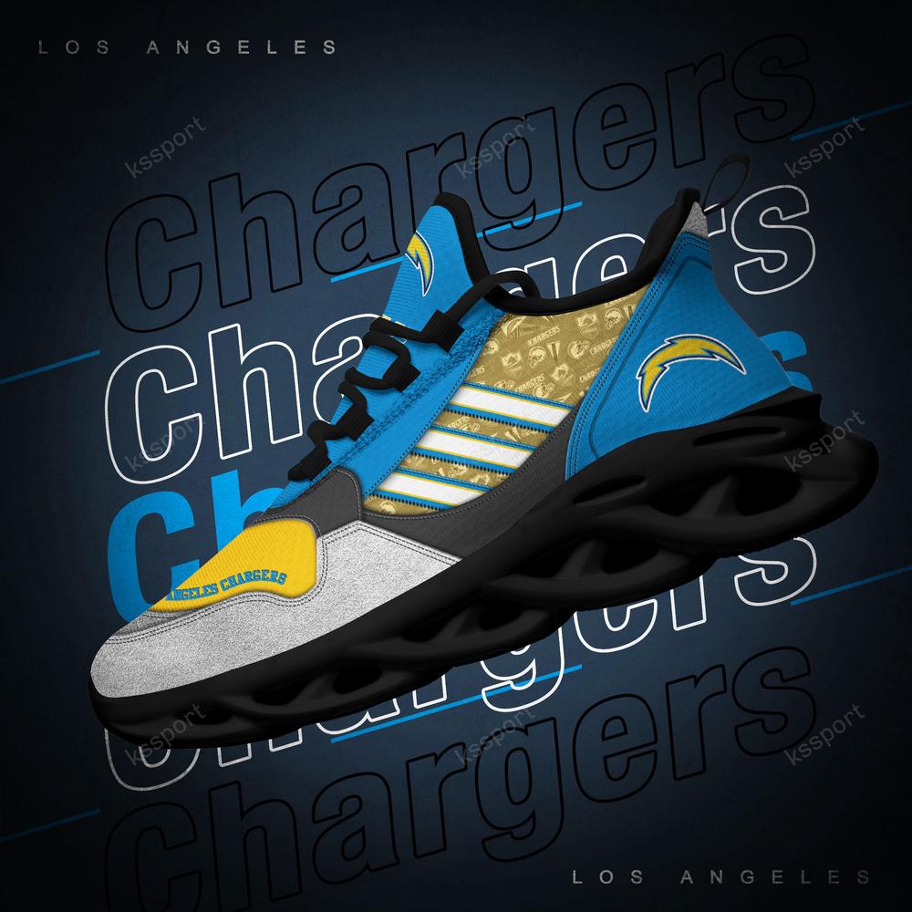 Ideafootwear Los Angeles Chargers Max Soul Shoes Sneakers For Men And Women 15