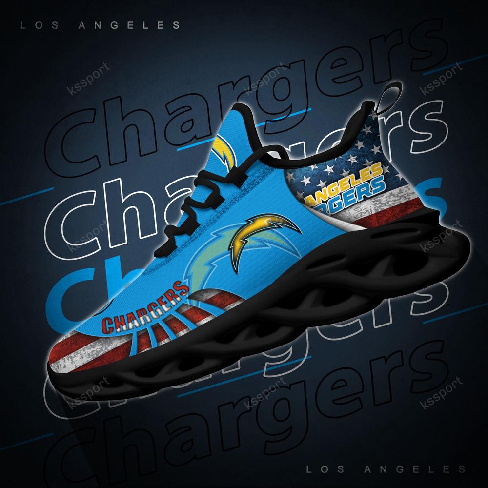 Ideafootwear Los Angeles Chargers Max Soul Shoes Sneakers For Men And Women 3