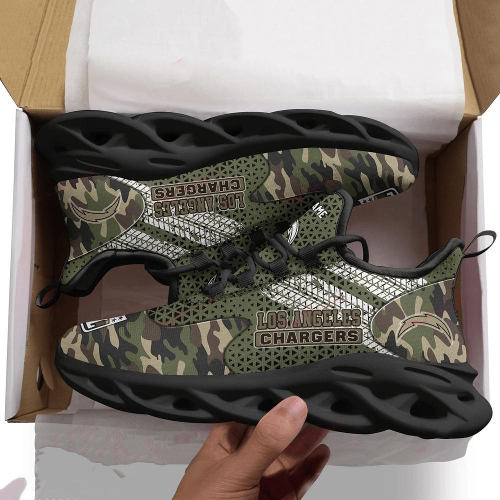 Ideafootwear Los Angeles Chargers Max Soul Shoes Sneakers For Men And Women 4