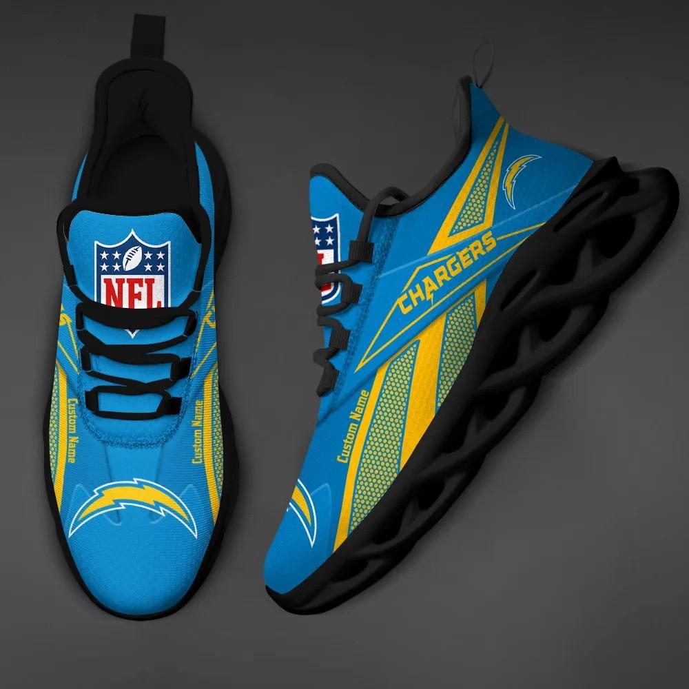 Ideafootwear Los Angeles Chargers Max Soul Shoes Sneakers For Men And Women 1
