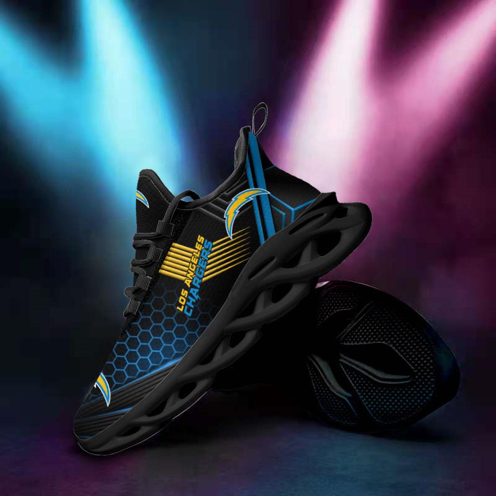 Ideafootwear Los Angeles Chargers Max Soul Shoes Sneakers For Men And Women 6