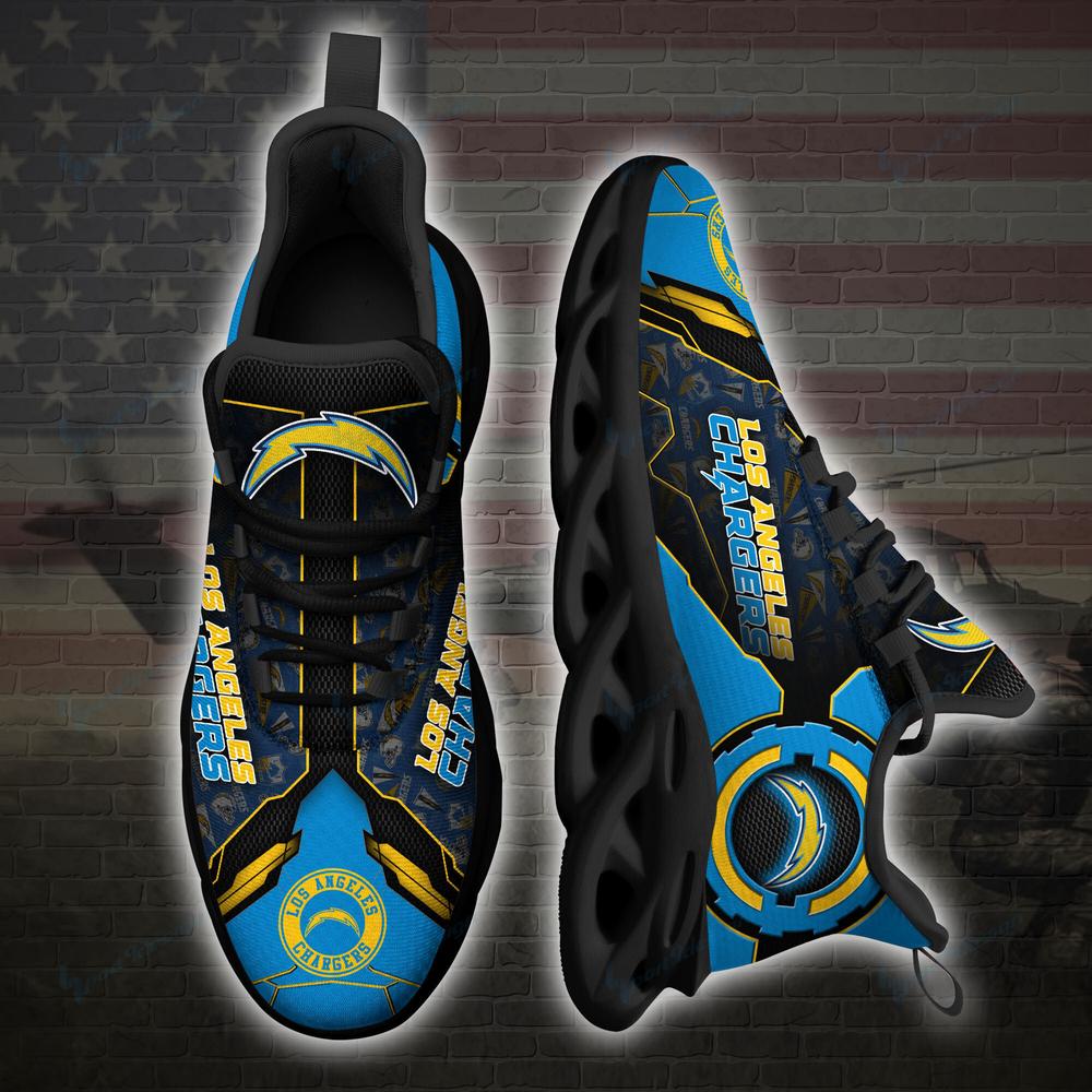 Ideafootwear Los Angeles Chargers Max Soul Shoes Sneakers For Men And Women 11