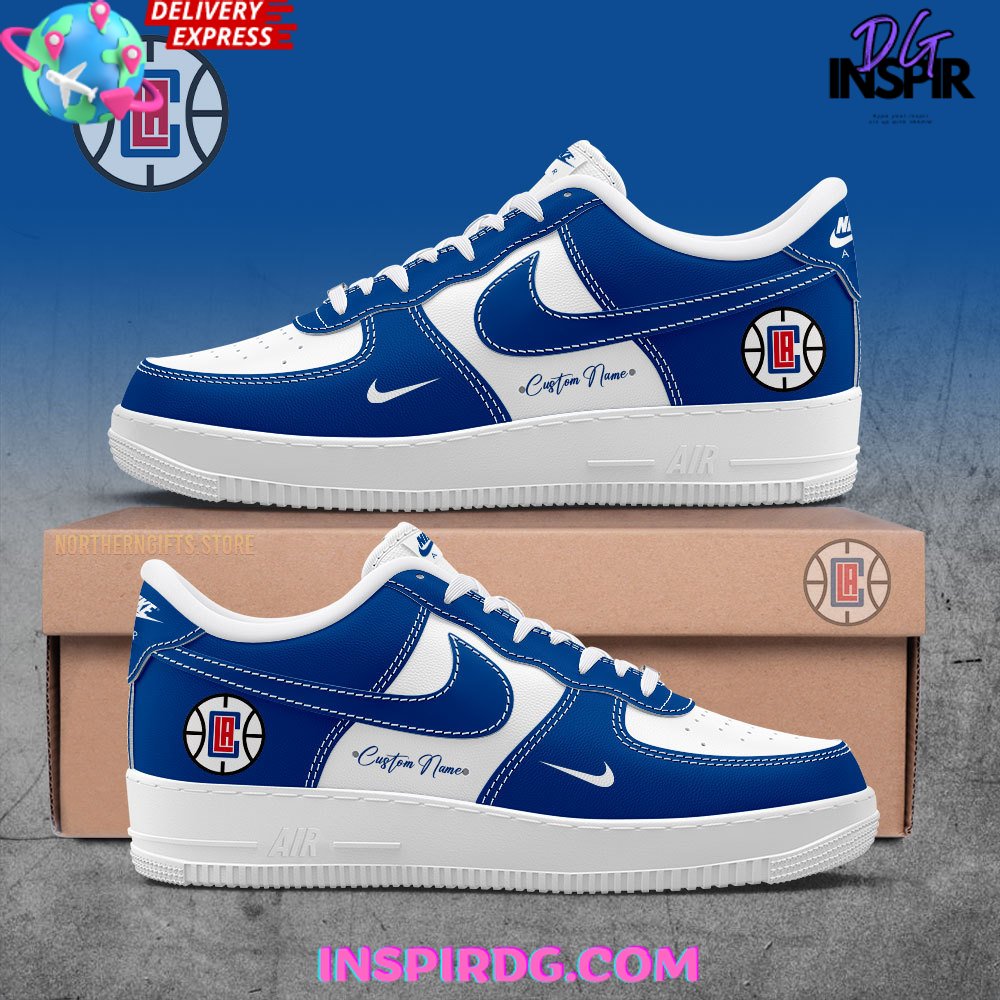 Ideafootwear Los Angeles Clippers Air Low-Top Sneakers Shoes For Men And Women 1