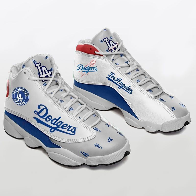 Ideafootwear Los Angeles Dodgers AJ13 Sneakers Shoes For Men And Women 1