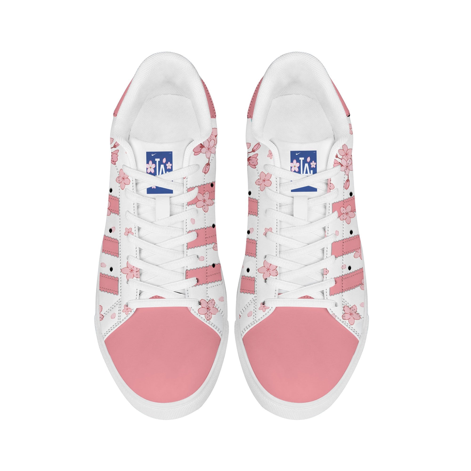 Ideafootwear Los Angeles Dodgers x Cherry Blossom Skate Stan Shoes Sneakes For Men And Women 1