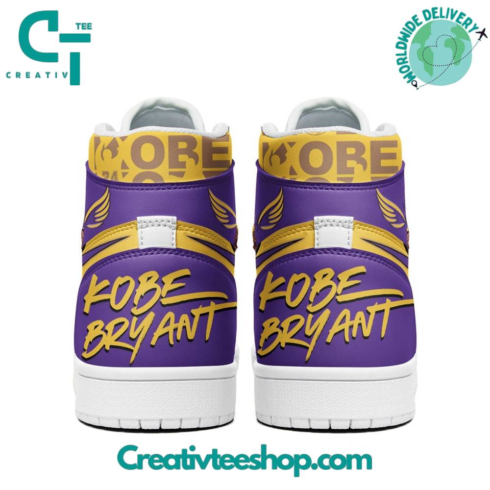 Ideafootwear Los Angeles Lakers AJ1 High Sneakers Shoes For Men And Women 10