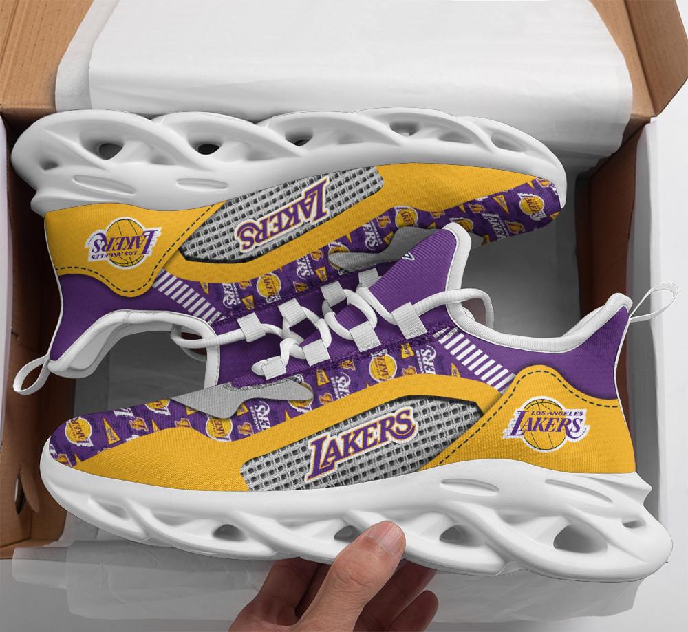 Ideafootwear Los Angeles Lakers Max Soul Shoes Sneakers For Men And Women 4