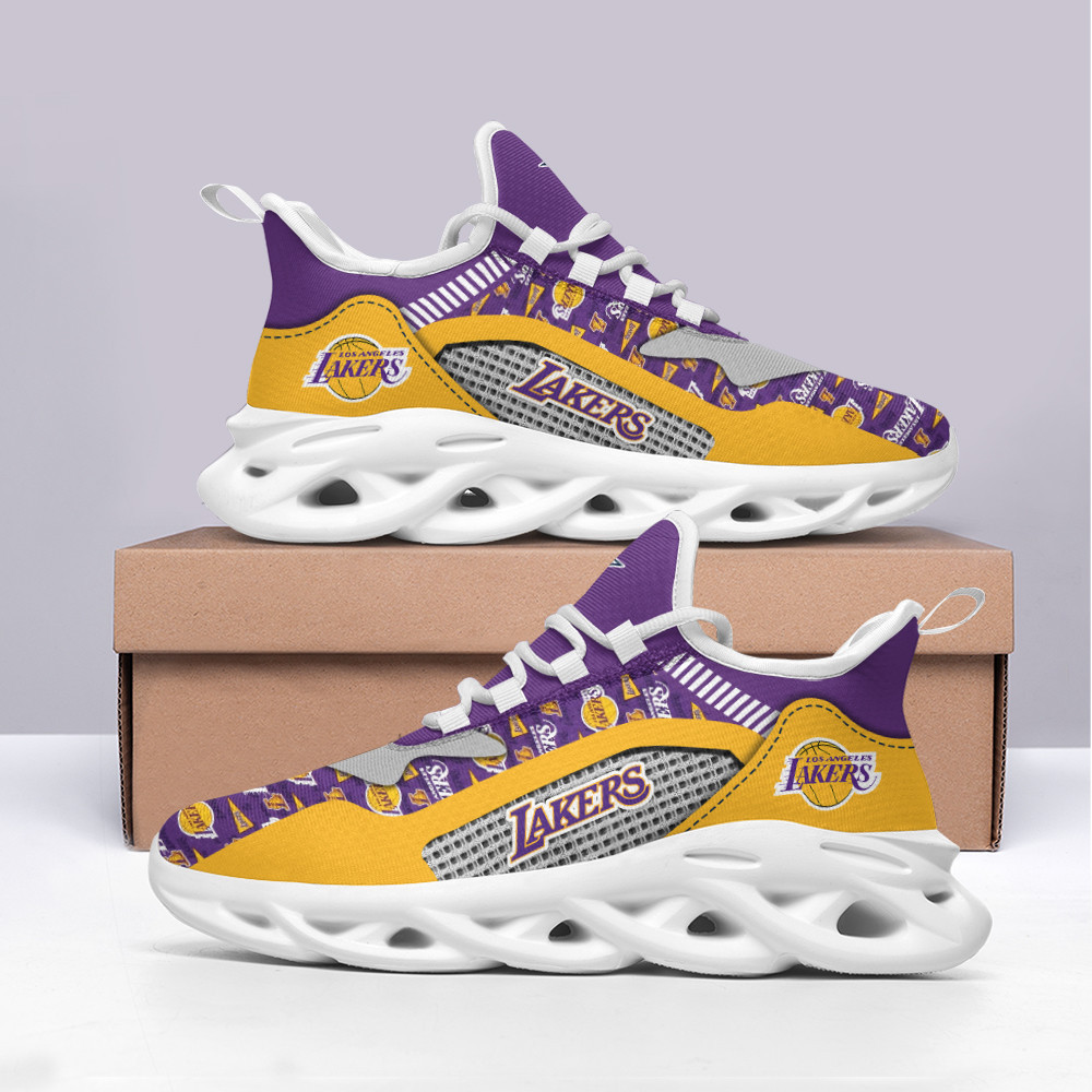 Ideafootwear Los Angeles Lakers Max Soul Shoes Sneakers For Men And Women 4