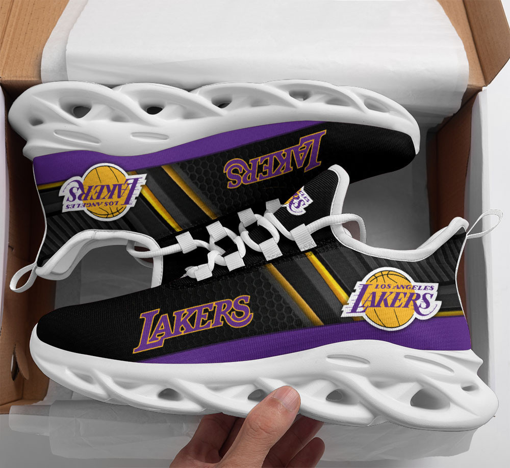 Ideafootwear Los Angeles Lakers Max Soul Shoes Sneakers For Men And Women 3