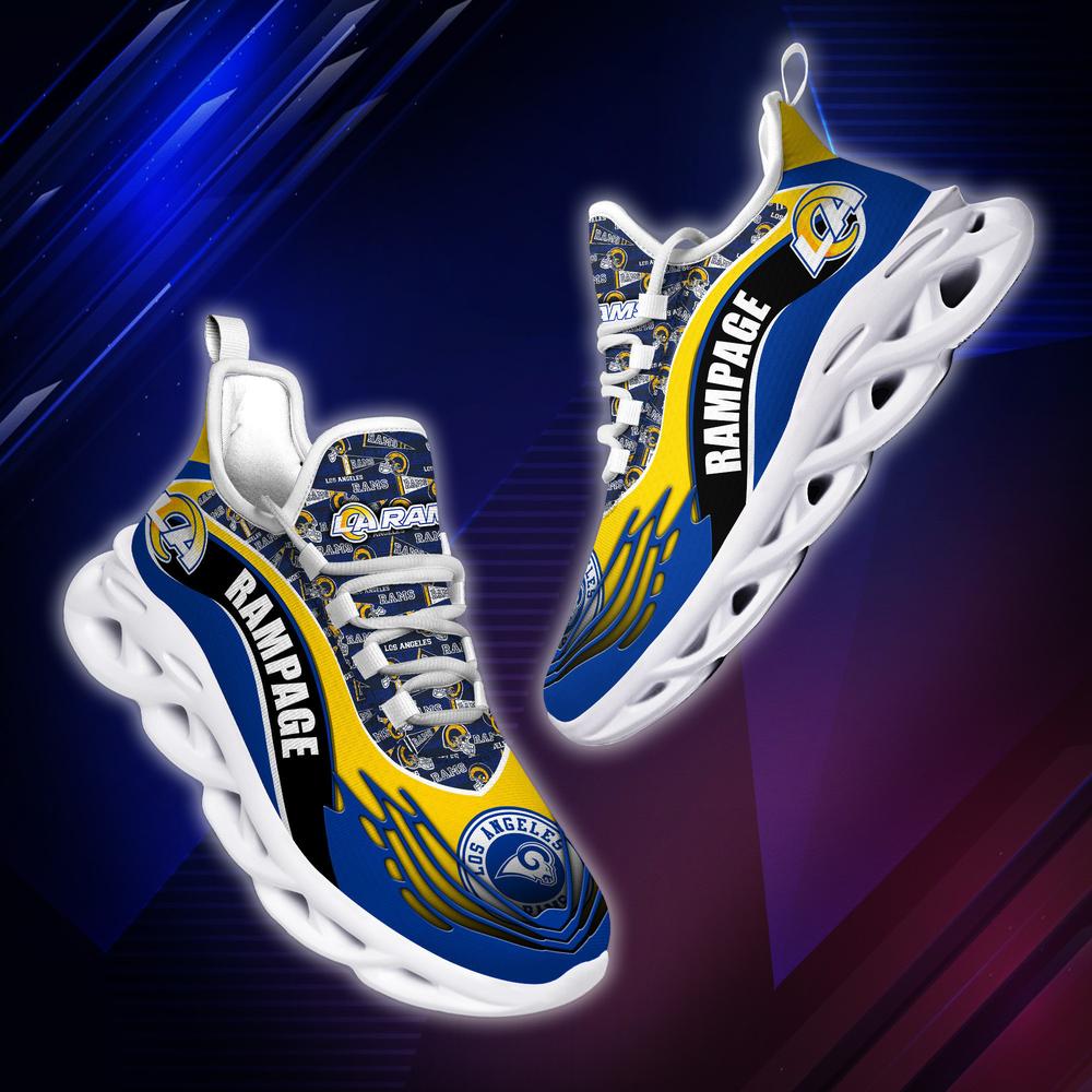 Ideafootwear Los Angeles Rams Max Soul Shoes Sneakers For Men And Women 5