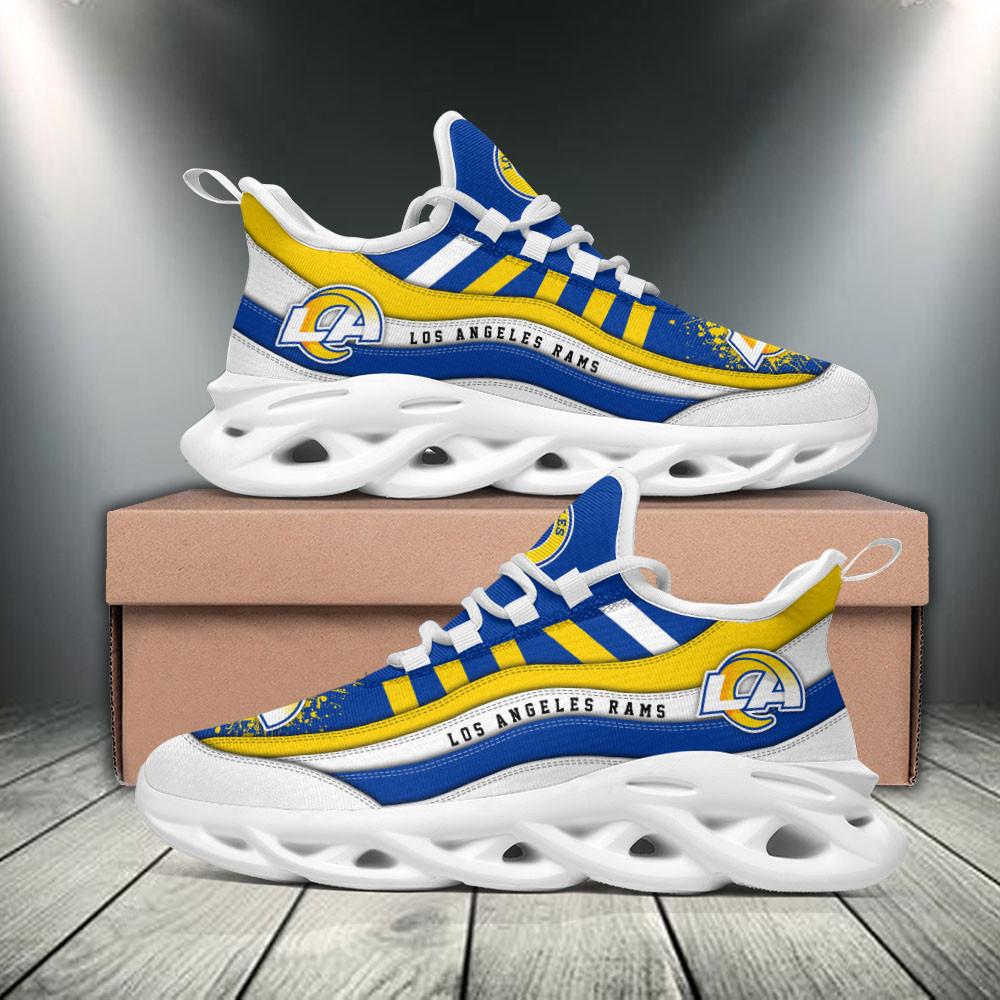 Ideafootwear Los Angeles Rams Max Soul Shoes Sneakers For Men And Women 11