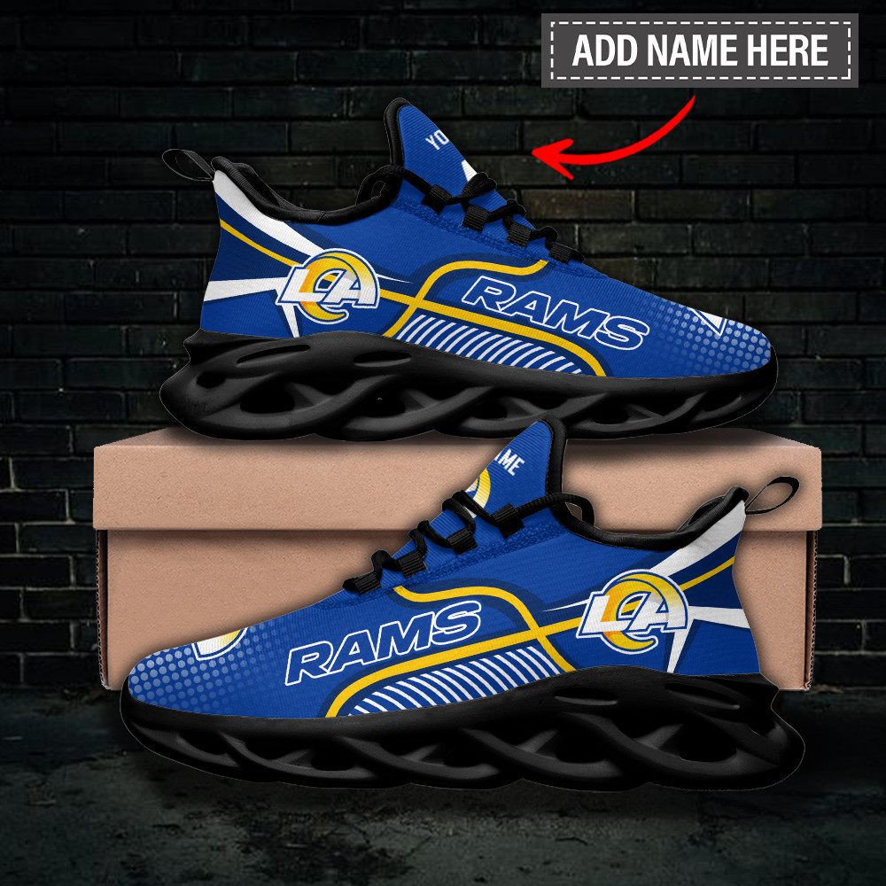 Ideafootwear Los Angeles Rams Max Soul Shoes Sneakers For Men And Women 31