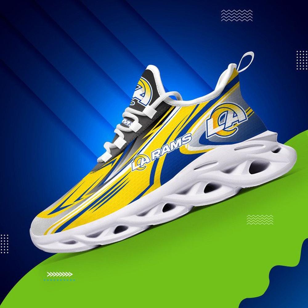 Ideafootwear Los Angeles Rams Max Soul Shoes Sneakers For Men And Women 7