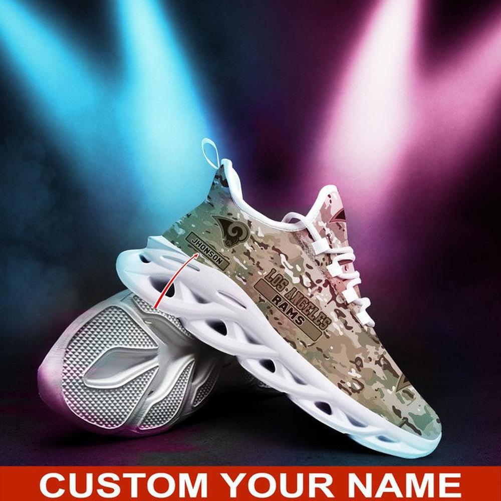 Ideafootwear Los Angeles Rams Max Soul Shoes Sneakers For Men And Women 33