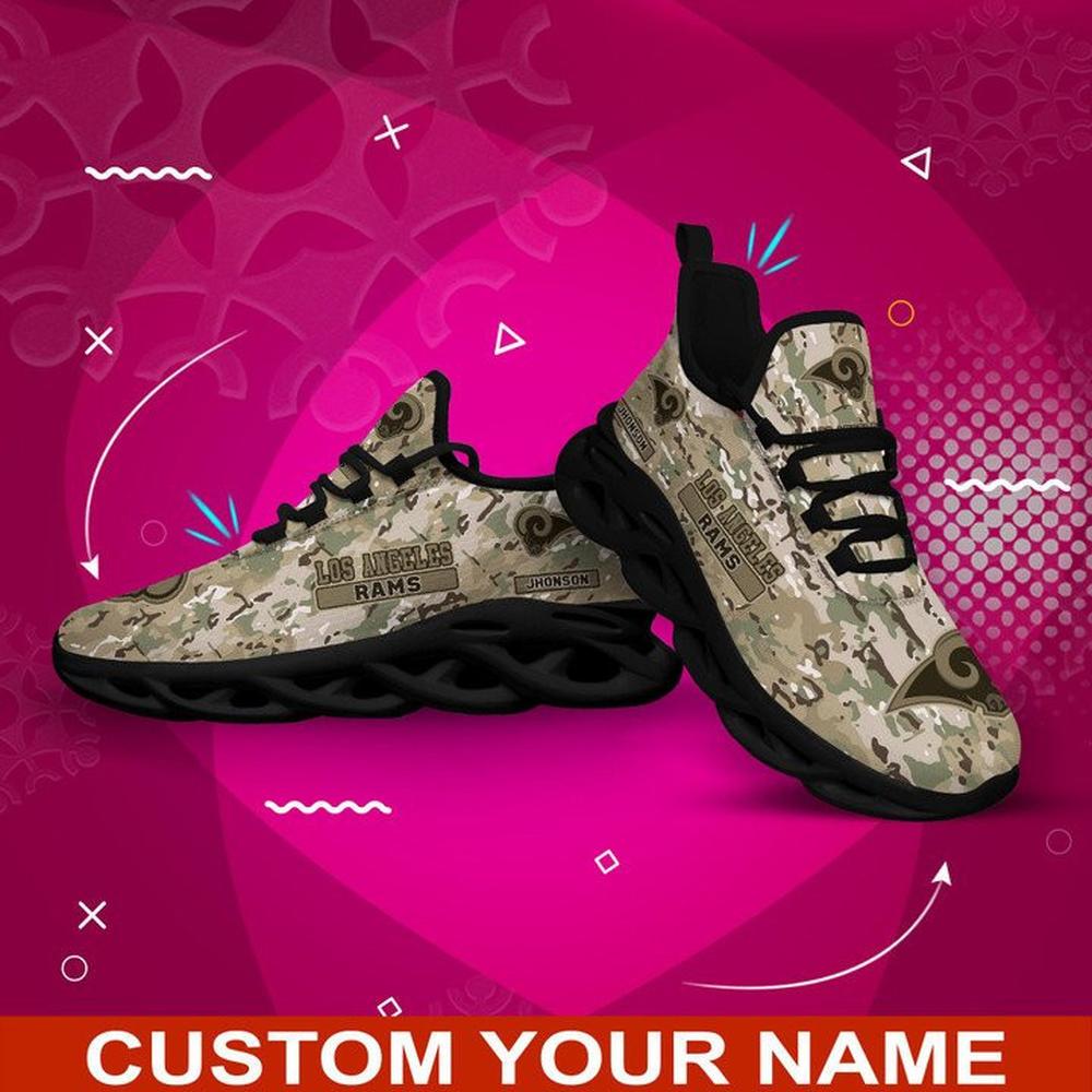 Ideafootwear Los Angeles Rams Max Soul Shoes Sneakers For Men And Women 33
