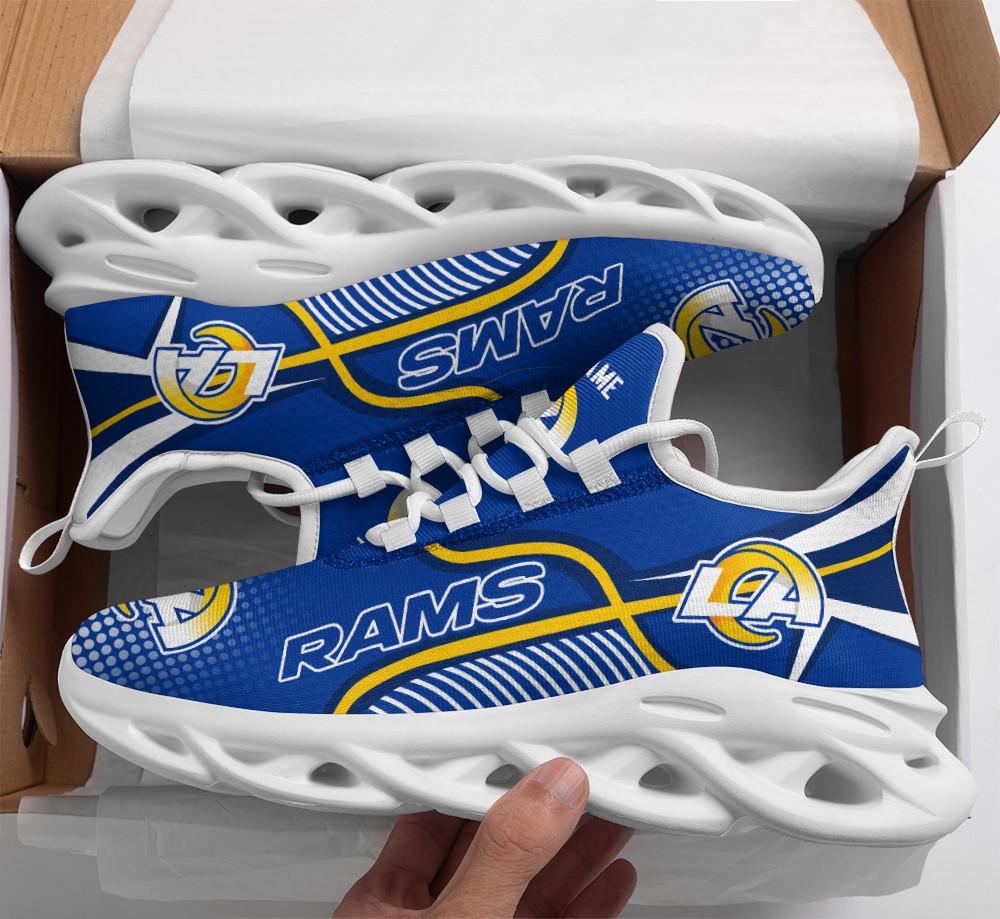 Ideafootwear Los Angeles Rams Max Soul Shoes Sneakers For Men And Women 31