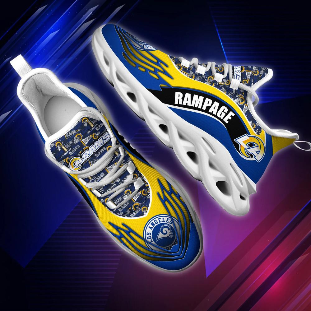 Ideafootwear Los Angeles Rams Max Soul Shoes Sneakers For Men And Women 5