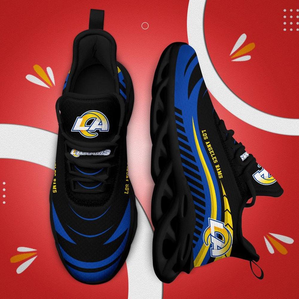 Ideafootwear Los Angeles Rams Max Soul Shoes Sneakers For Men And Women 6