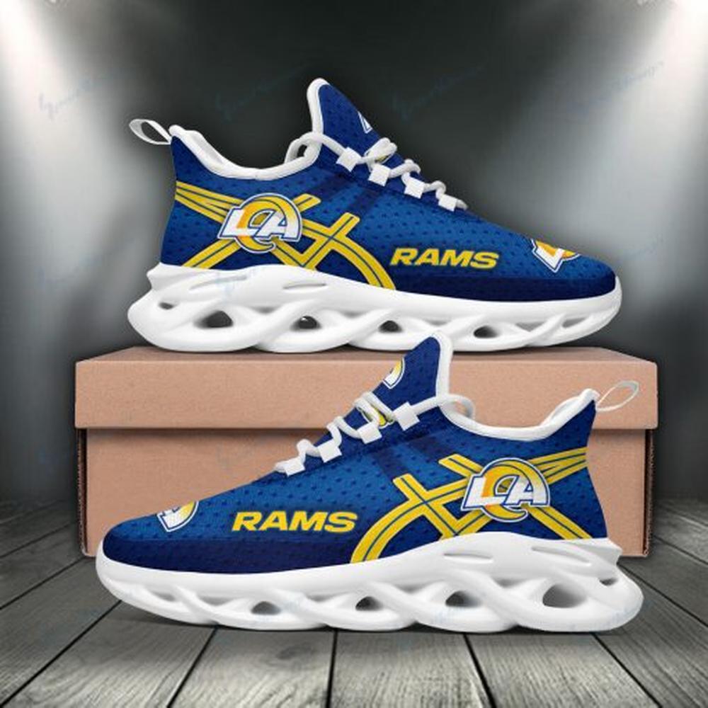 Ideafootwear Los Angeles Rams Max Soul Shoes Sneakers For Men And Women 17