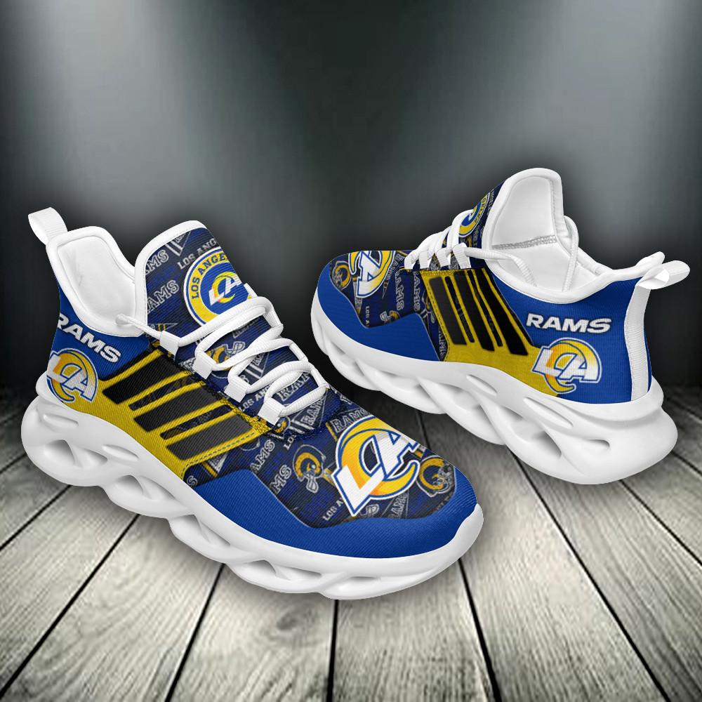Ideafootwear Los Angeles Rams Max Soul Shoes Sneakers For Men And Women 1