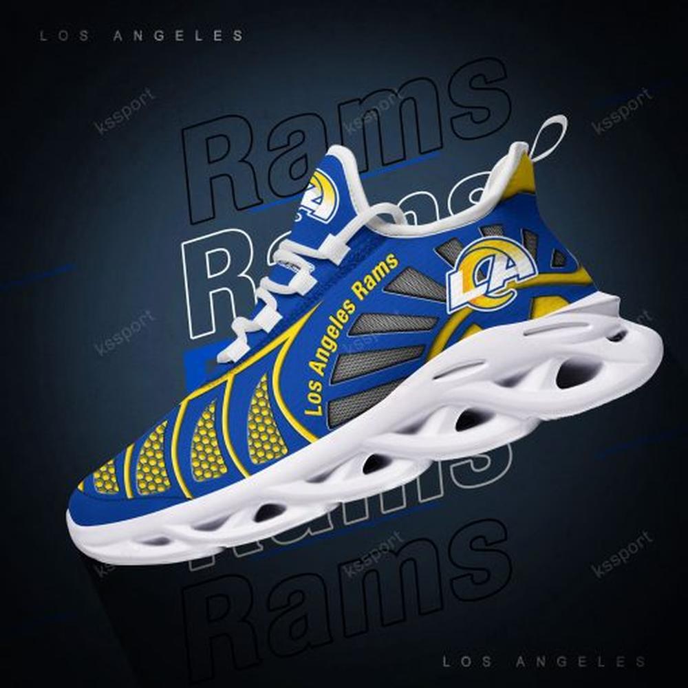 Ideafootwear Los Angeles Rams Max Soul Shoes Sneakers For Men And Women 47