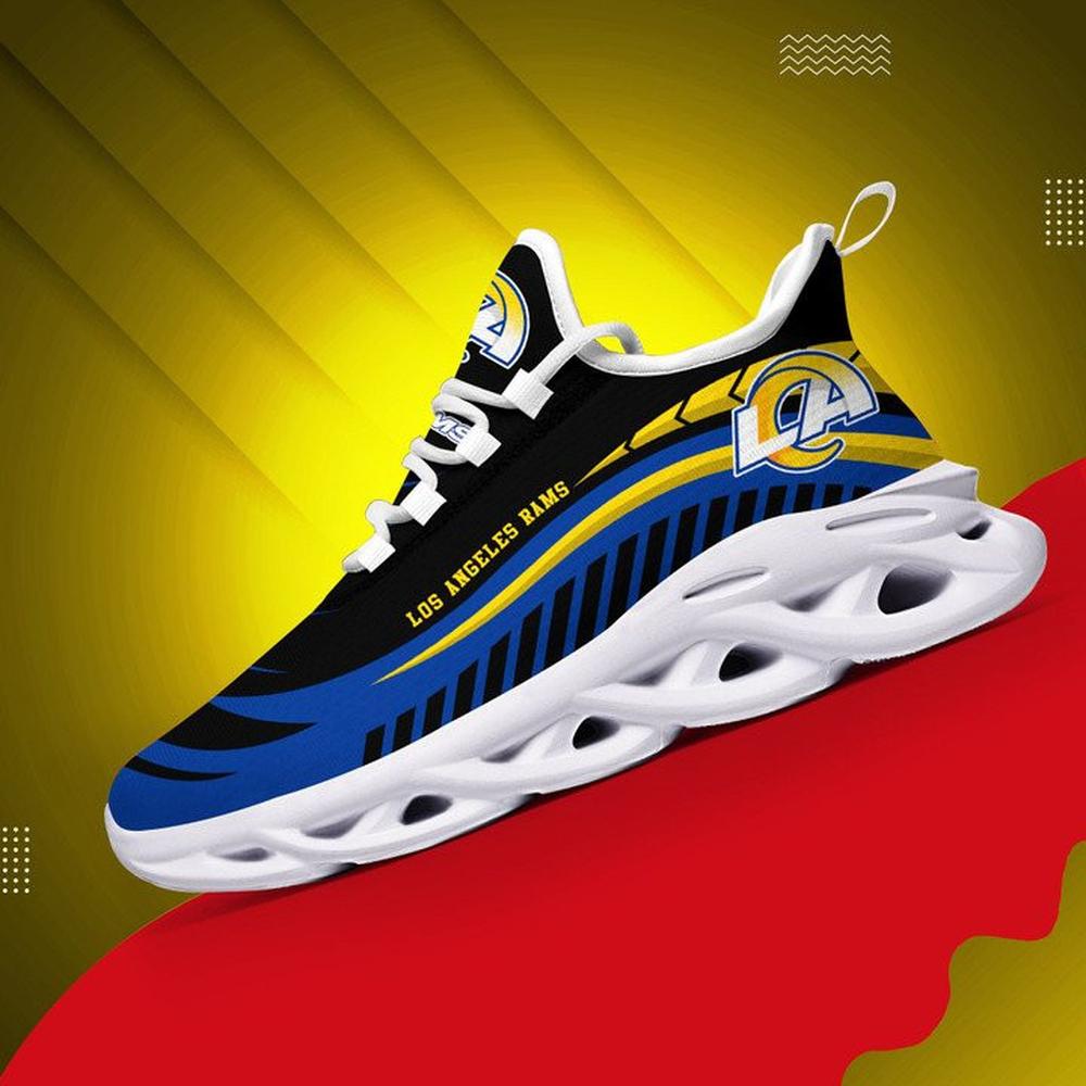 Ideafootwear Los Angeles Rams Max Soul Shoes Sneakers For Men And Women 6