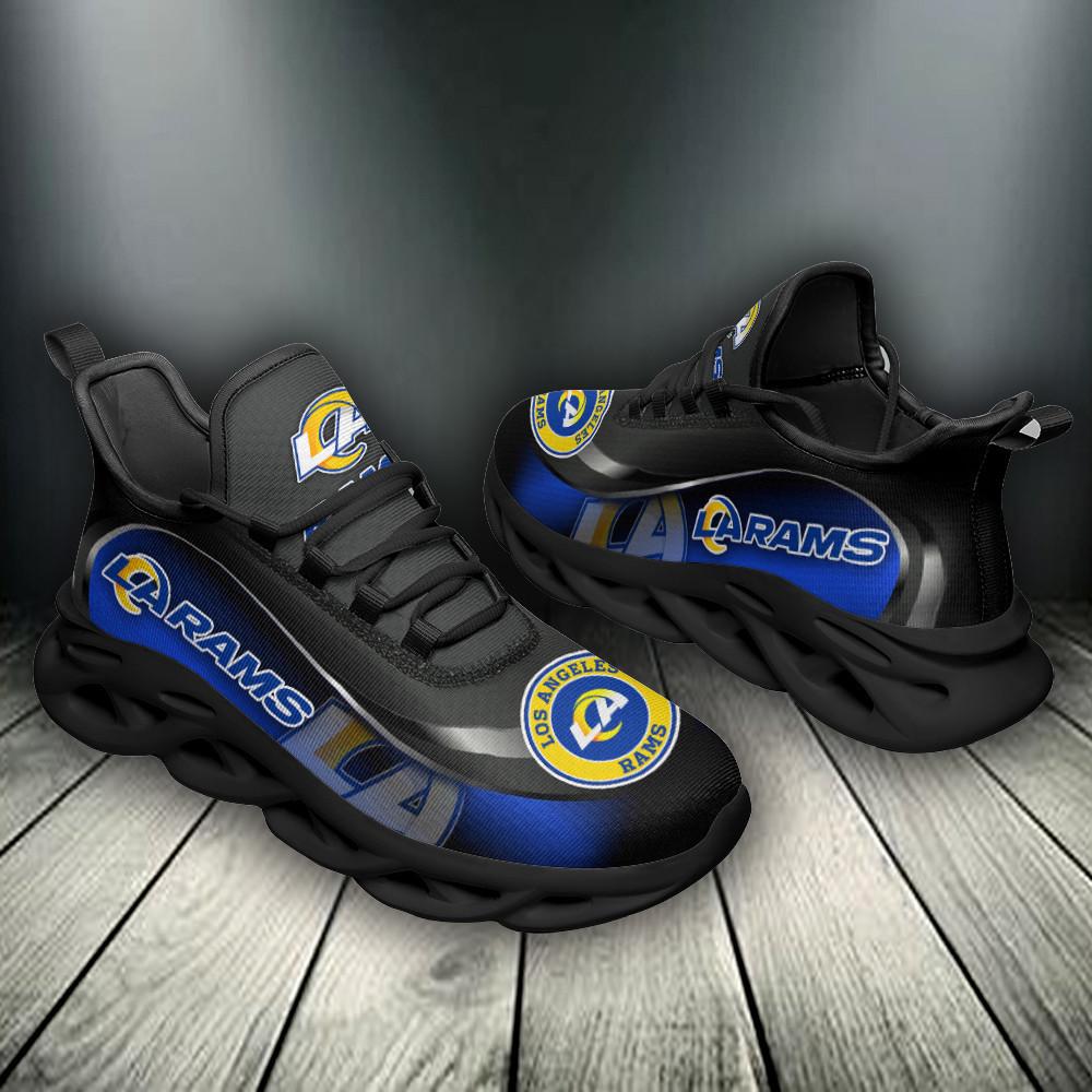 Ideafootwear Los Angeles Rams Max Soul Shoes Sneakers For Men And Women 13