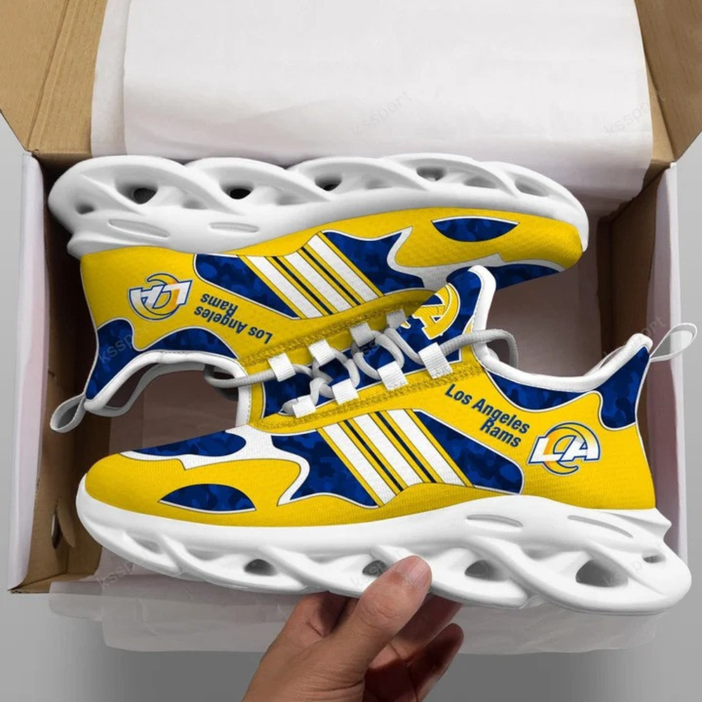Ideafootwear Los Angeles Rams Max Soul Shoes Sneakers For Men And Women 48
