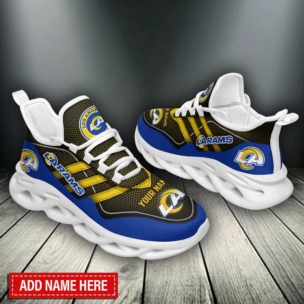 Ideafootwear Los Angeles Rams Max Soul Shoes Sneakers For Men And Women 32