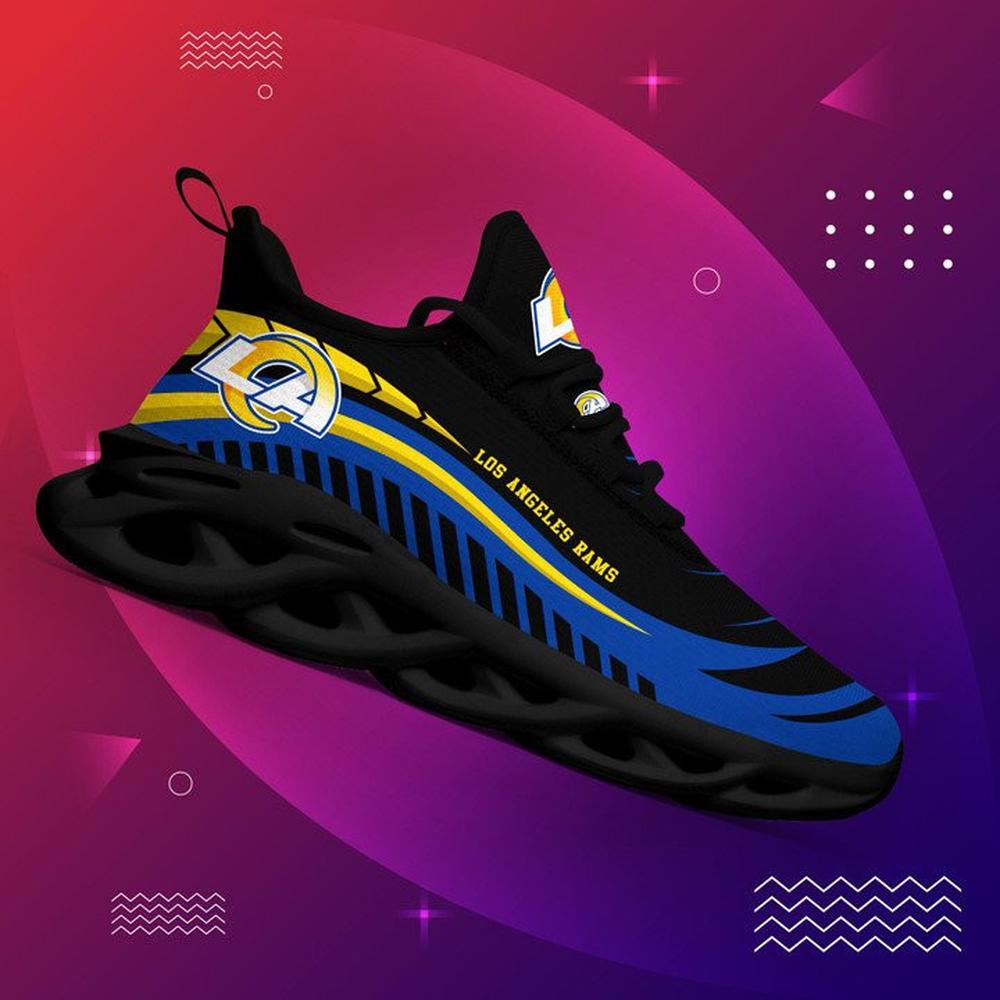 Ideafootwear Los Angeles Rams Max Soul Shoes Sneakers For Men And Women 6