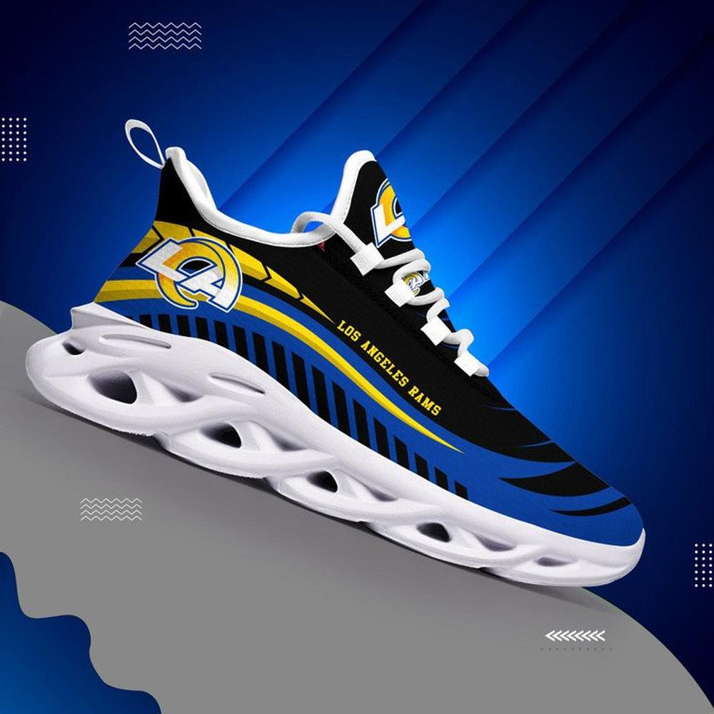 Ideafootwear Los Angeles Rams Max Soul Shoes Sneakers For Men And Women 6