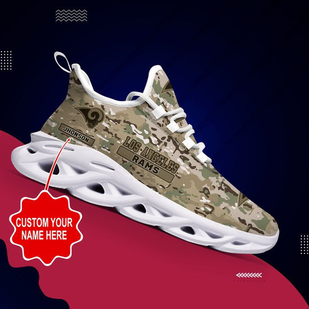 Ideafootwear Los Angeles Rams Max Soul Shoes Sneakers For Men And Women 33