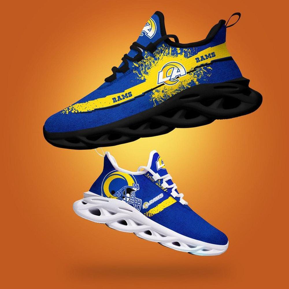 Ideafootwear Los Angeles Rams Max Soul Shoes Sneakers For Men And Women 3