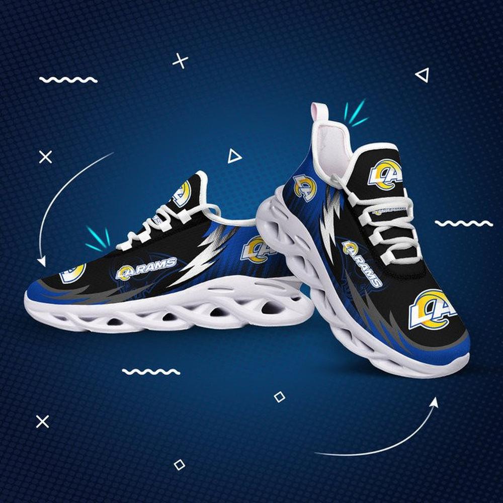 Ideafootwear Los Angeles Rams Max Soul Shoes Sneakers For Men And Women 41