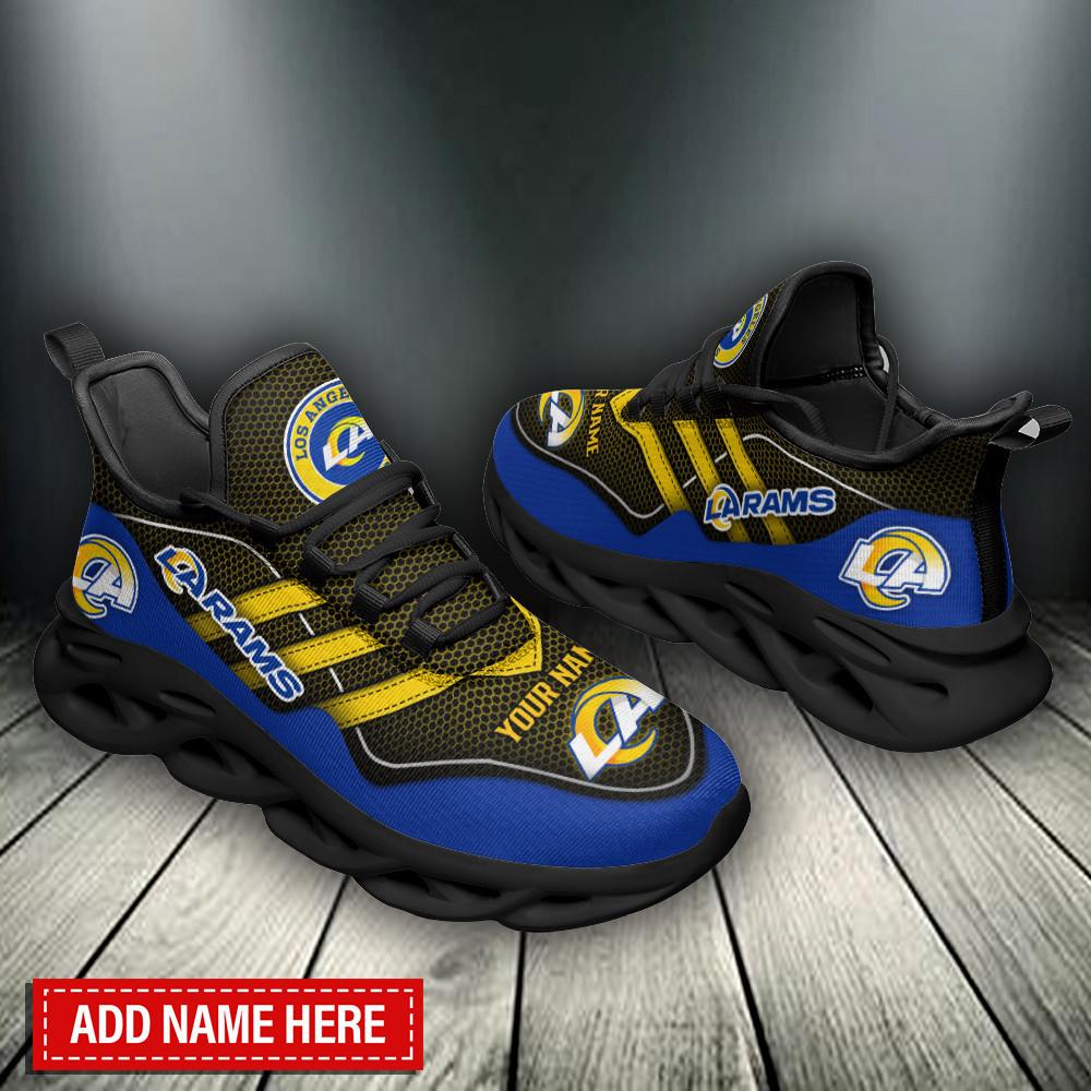 Ideafootwear Los Angeles Rams Max Soul Shoes Sneakers For Men And Women 32