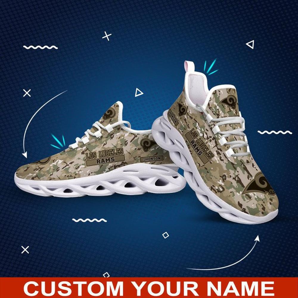 Ideafootwear Los Angeles Rams Max Soul Shoes Sneakers For Men And Women 33