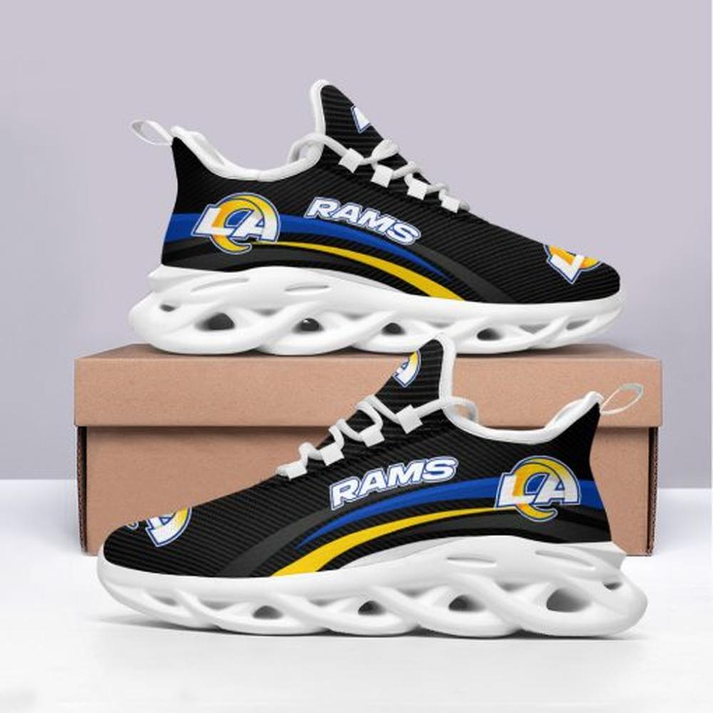Ideafootwear Los Angeles Rams Max Soul Shoes Sneakers For Men And Women 9