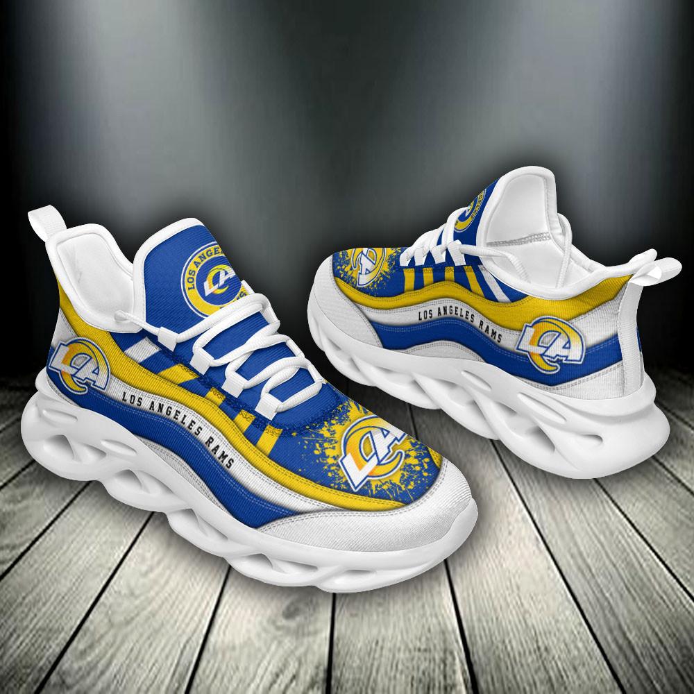 Ideafootwear Los Angeles Rams Max Soul Shoes Sneakers For Men And Women 11