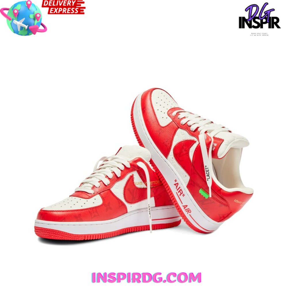 Ideafootwear Louis Vuittion Air Low-Top Sneakers Shoes For Men And Women 1