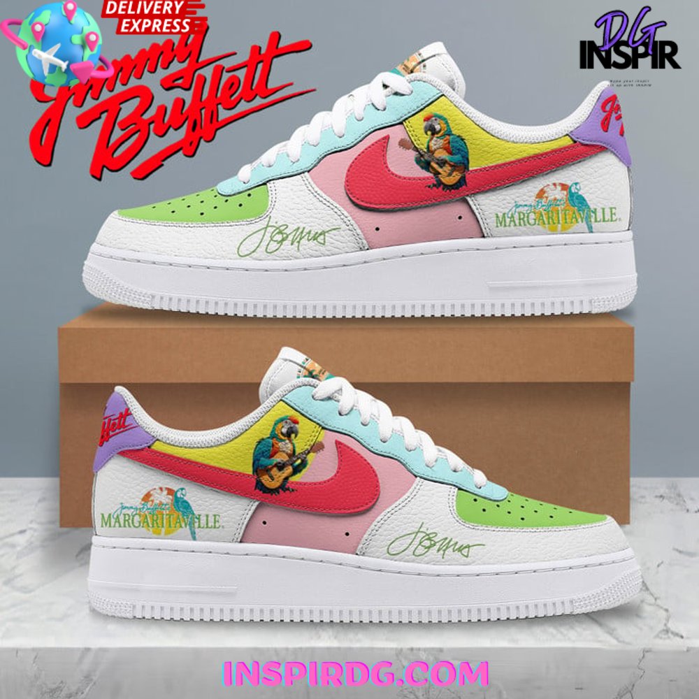 Ideafootwear Jimmy Buffett Air Low-Top Sneakers Shoes For Men And Women 10