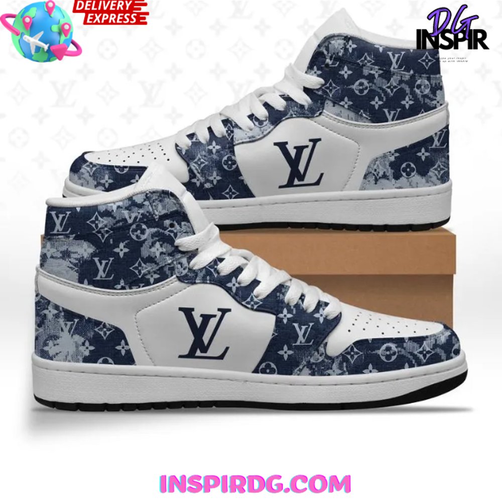 Ideafootwear Louis Vuitton AJ1 High Sneakers Shoes For Men And Women 13