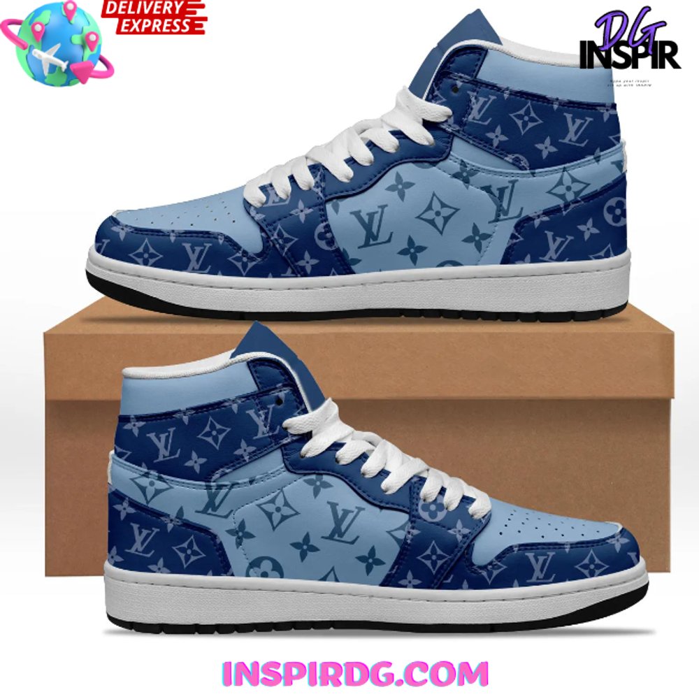 Ideafootwear Louis Vuitton AJ1 High Sneakers Shoes For Men And Women 11