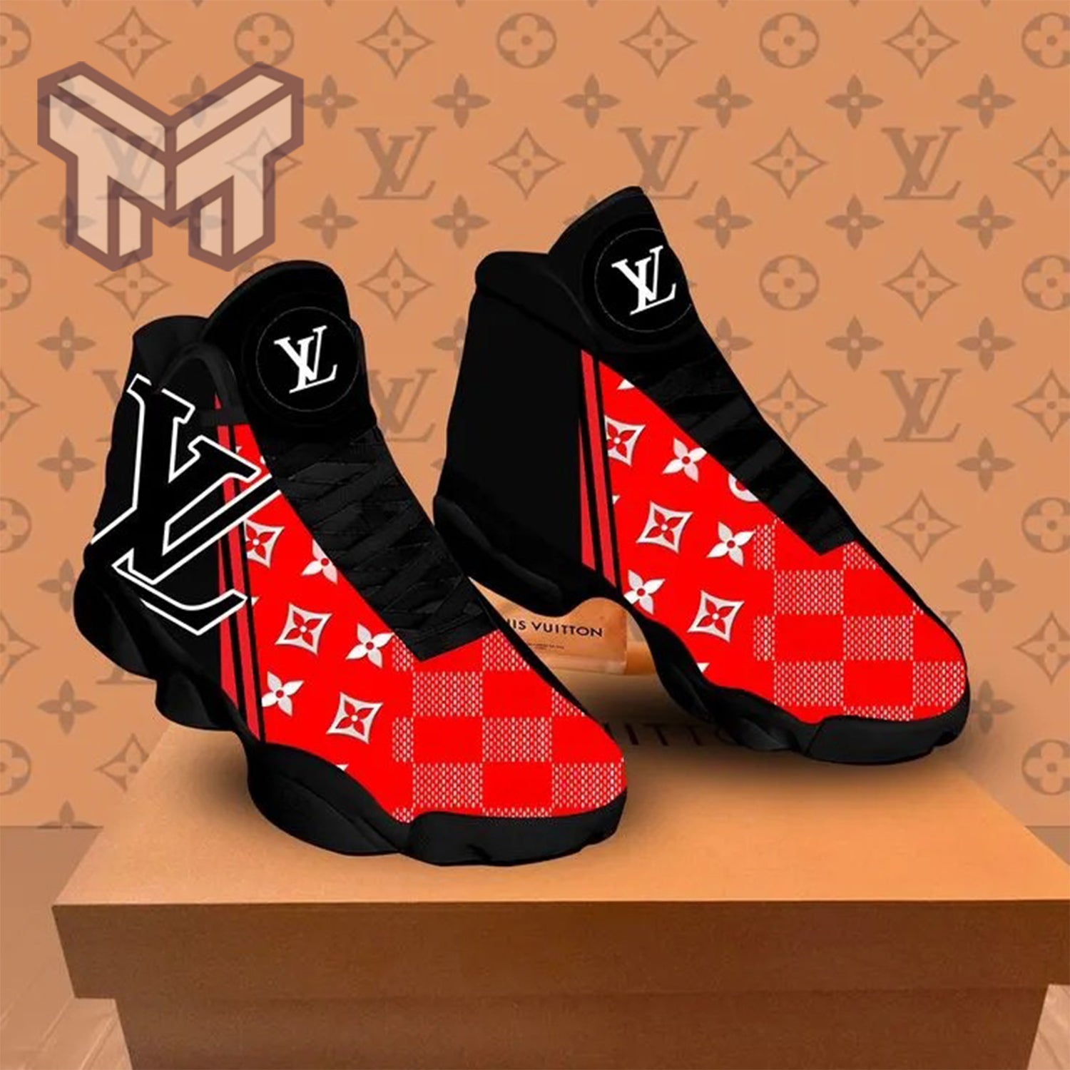 Ideafootwear Louis Vuitton AJ13 Sneakers Shoes For Men And Women 77