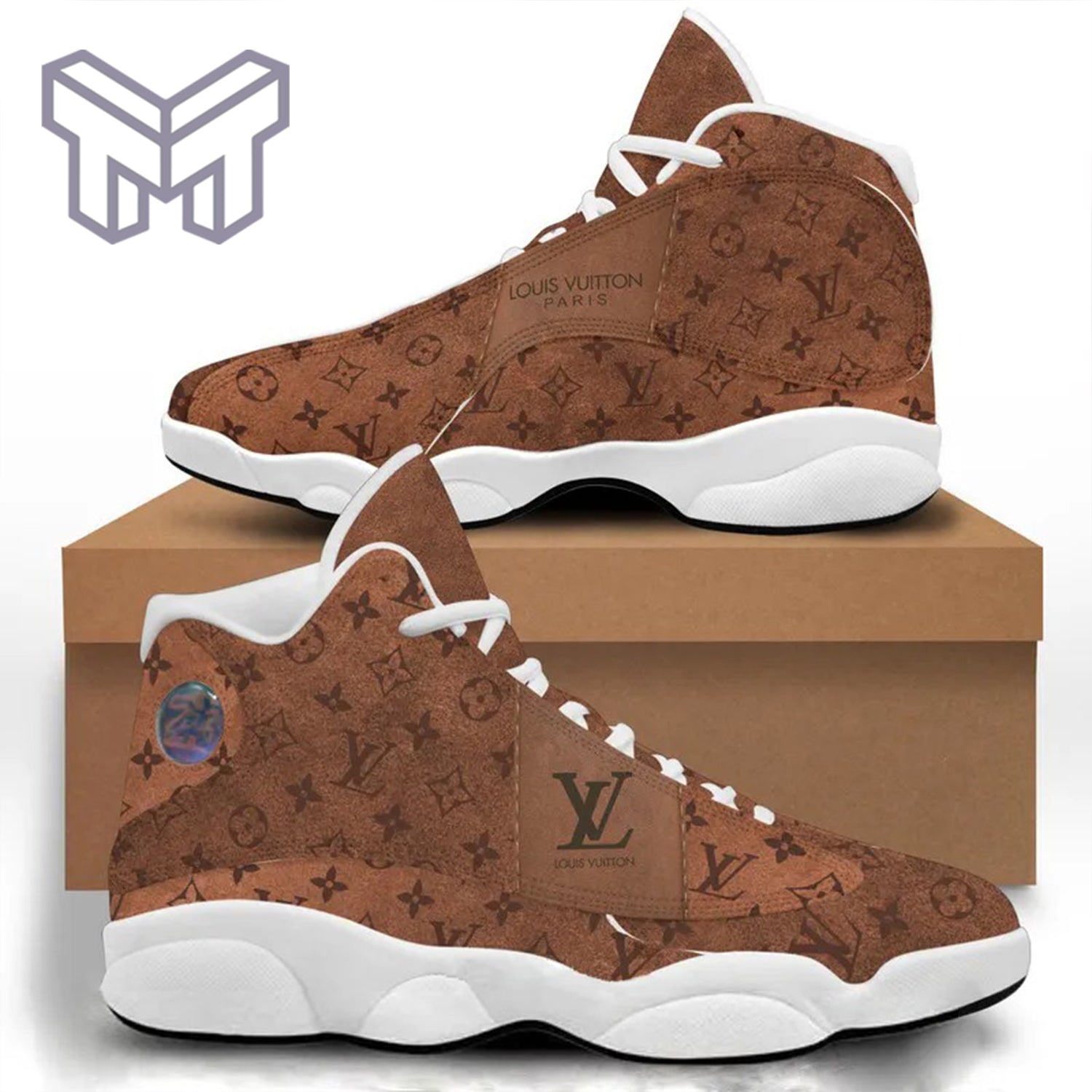 Ideafootwear Louis Vuitton AJ13 Sneakers Shoes For Men And Women 5