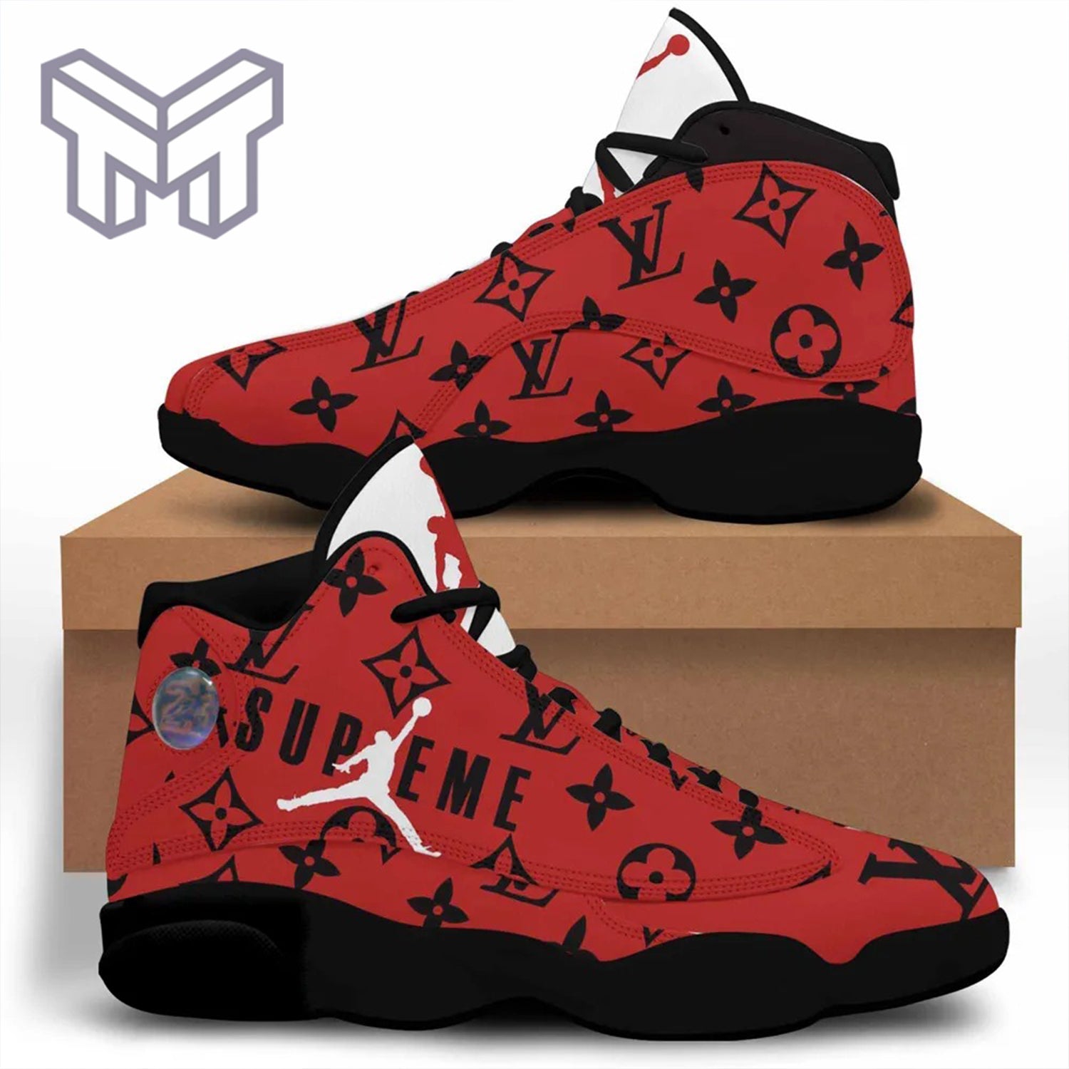 Ideafootwear Louis Vuitton AJ13 Sneakers Shoes For Men And Women 24